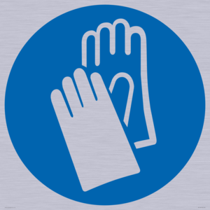 Custom Mandatory: Wear protective gloves